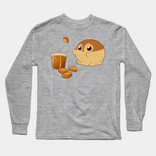 Penguinscoops - caramel Long Sleeve T-Shirt